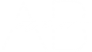 AB Stylist logo blanc